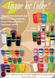 Reusable eco cups!